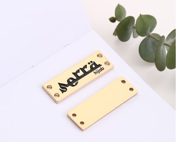 Screw Fix Engraving Metal Logo Label