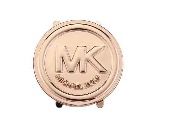 Round Shape Metal Tag With Engraved Logo