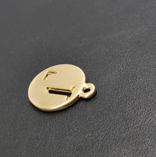 Custom Round Metal Logo