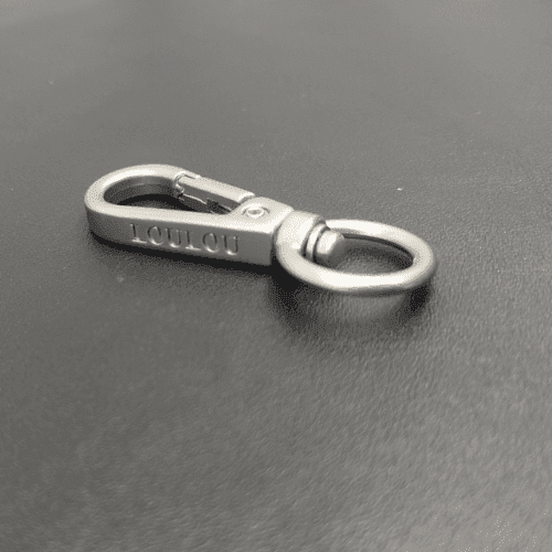 Metal Snap Hook 13mm In Matt Nickel For Bag Hardware