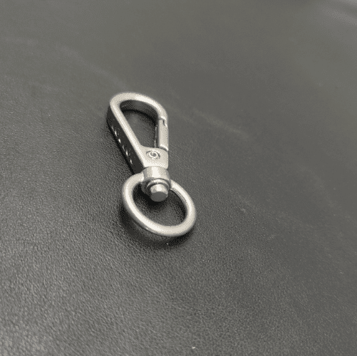 Metal Snap Hook 13mm In Matt Nickel For Bag Hardware