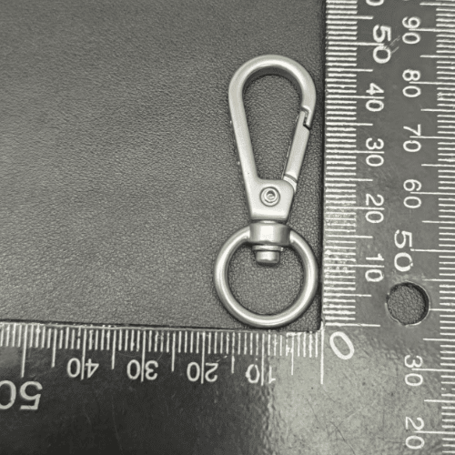 Metal Snap Hook 13mm In Matt Nickel For Bag Hardware