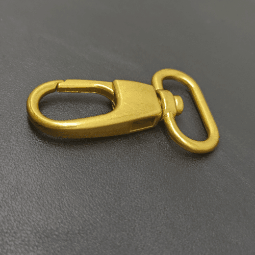 Metal Spring Snap Hook 25mm In Antique Gold For Bag