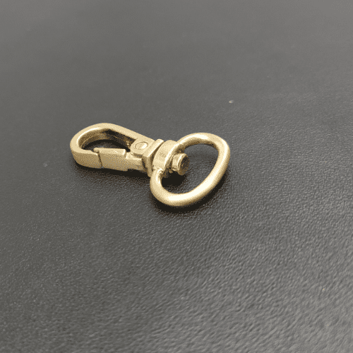 Spring Snap Hook 13mm In Brushed Gold For Bag
