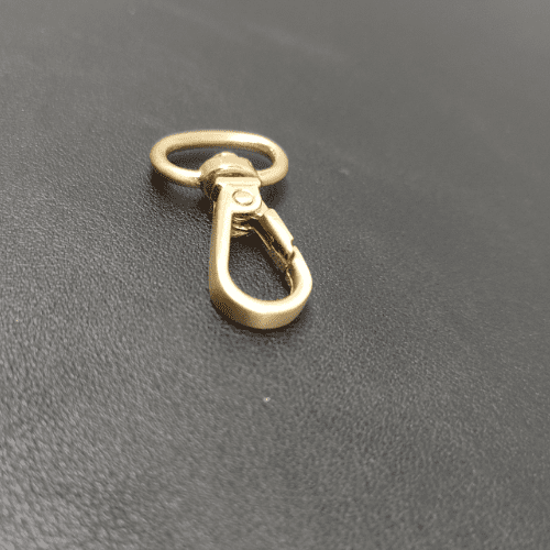 Spring Snap Hook 13mm In Brushed Gold For Bag