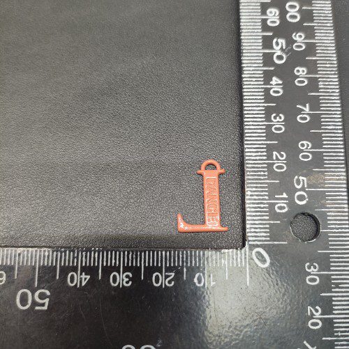 Customized Color Metal Plate With Logo
