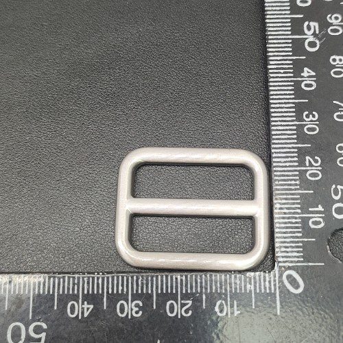 Adjustment Buckle 25mm In Shiny Nickle for Handbag