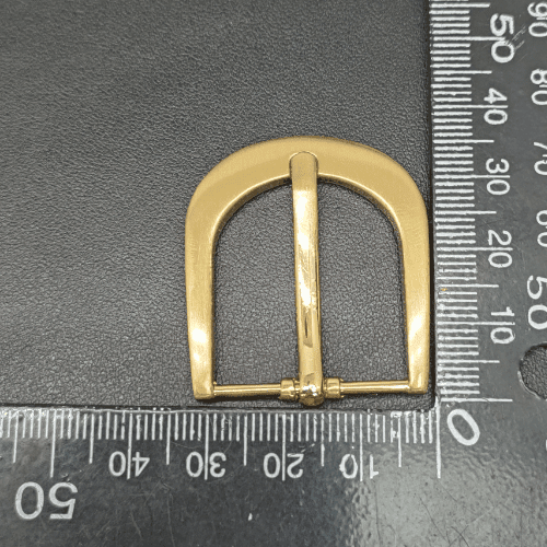 Belt Buckle 25mm In Brushed Gold For Bag Hardware
