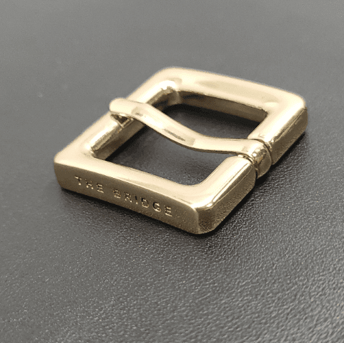 Metal Pin Belt Buckle 20mm In Light Gold For Bag