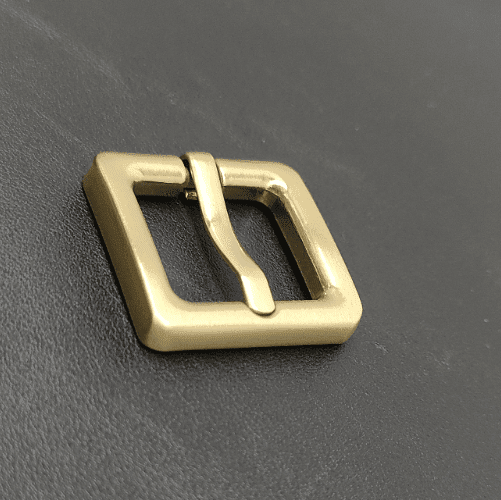 Metal Bag Buckle 20mm In Brushed Gold For Bag