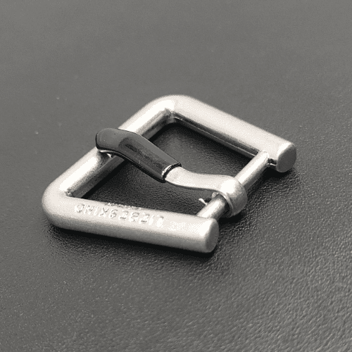 Webbing Pin Buckle 18mm In Matt Sliver For Bag