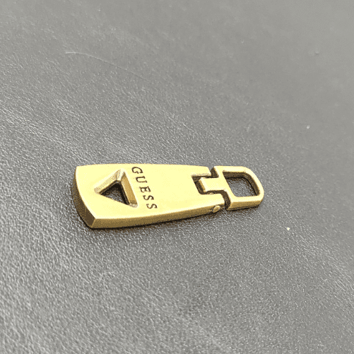 Metal Zipper Puller Mold Free Blank In Antique Gold For Bag