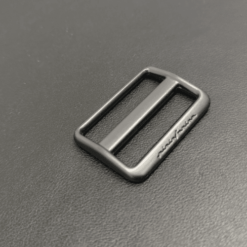 Adjustable Slider Buckle 26mm in Shiny Gunmetal For Bag