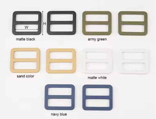 Metal Handbag Accessories Adjustable Tri Glide Buckle 4/5″ 1″ 1.5″ Metal Slide Buckle 20mm 25mm 38mm Metal Buckles for Bag Strap