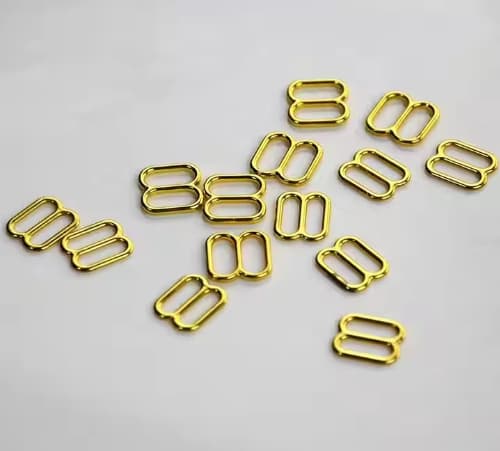 CYG Wholesale 10mm 15mm Nylon Coated Black Bra Adjuster for Swimwear Lingerie Beachwear