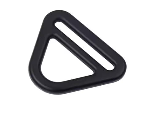 39mm/45mm/50mm Zinc Alloy Adjustable Adjuster Custom Metal Slider Tri-angle Buckle for Clothing Apparel Buckle