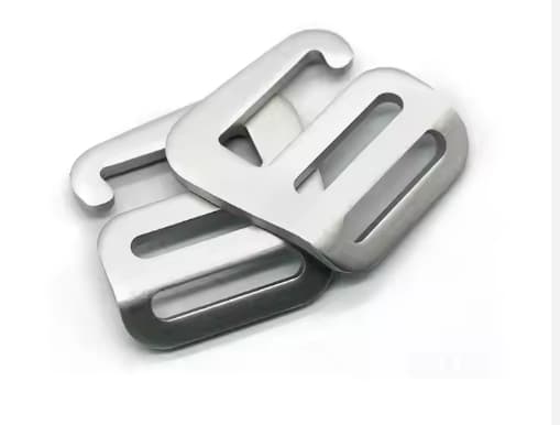 KJM Custom Logo Belt Buckles Adjustable Anodized Aluminum Buckle G Hook Buckle