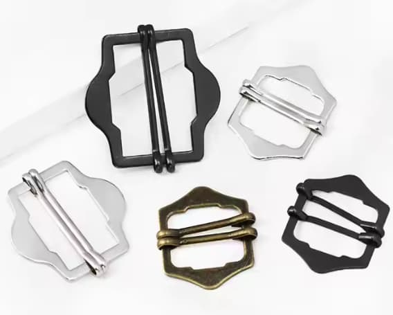 Garment Accessories Adjustable Suspenders Overall Buckle Metal Slider Buckle