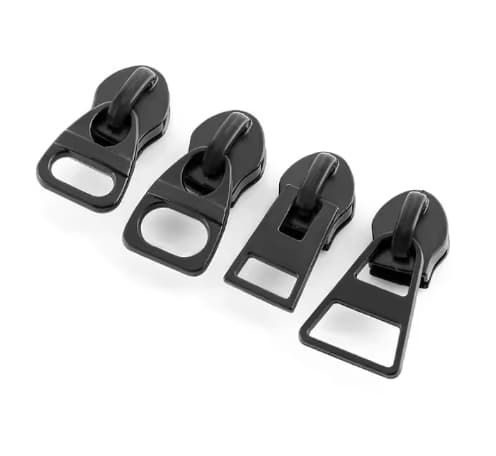 Ready Stock 3# 5# Metal Zipper Puller Logo Bag Zipper Head Puller Garment Metal Zipper Puller Slider