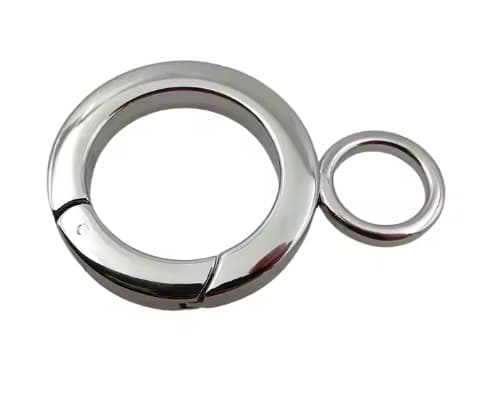 High Quality Metal Round Spring Ring Carabiner Gate O Ring Buckle Openable Keyring O Shape Spring Ring