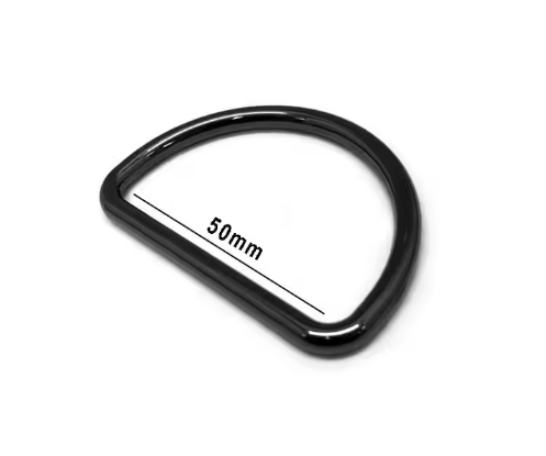 High Quality 50mm Metal D Ring Handbag Zinc Alloy D Ring