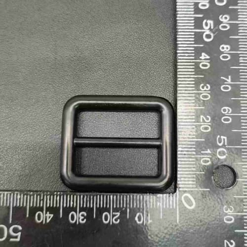 Adjuster Buckle 25mm Zinc Alloy In Matt Black For Bag