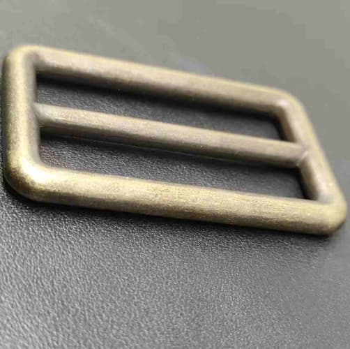 Metal Adjuster Buckle 38mm Zinc Alloy For Bag Accessories
