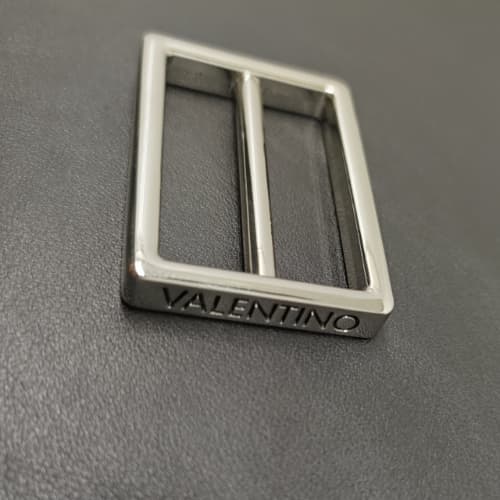 40mm Zinc Alloy Strap Adjuster In Shiny Nickel  For Fashion Bags