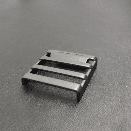 Adjuster Strap Buckle 26mm In Matt Gunmetal For Bag