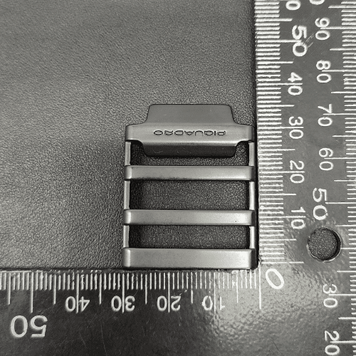 Adjuster Strap Buckle 26mm In Matt Gunmetal For Bag