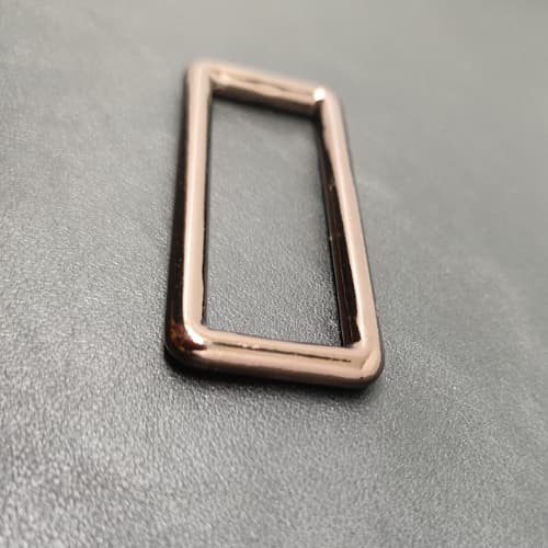Metal Square Ring 50mm In Coffee Color for Handbag Hardware
