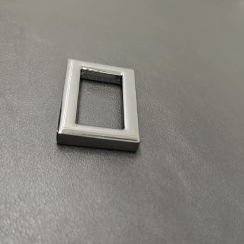 Metal Ring Buckle 25mm In Shiny Gunmetal For Bag Hardware