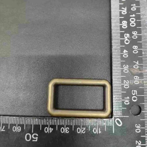 Square Ring Buckle 32mm In OXY Brass for Bag Hardware