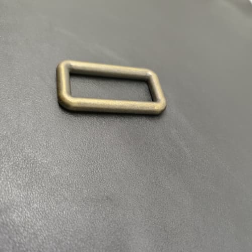 Square Ring Buckle 32mm In OXY Brass for Bag Hardware