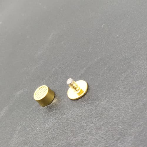 Rivet Stud 8mm In Antique Gold for Bag Hardware