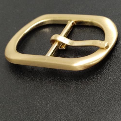 Metal Pin Buckle 25mm In Brushed Gold For Bag Hardware