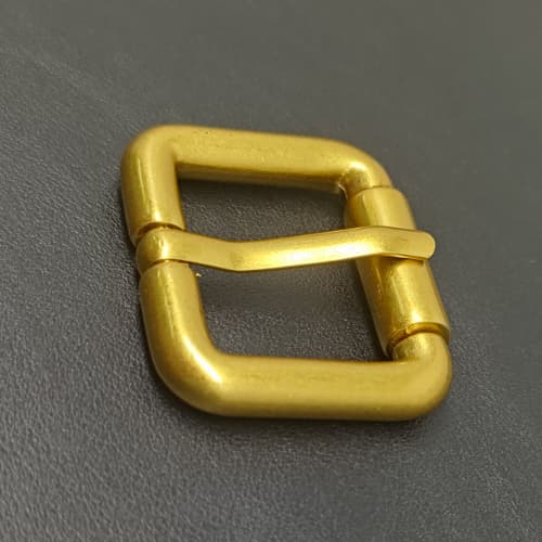 Roller Buckle 25mm In Antique Gold For Bag Hardware