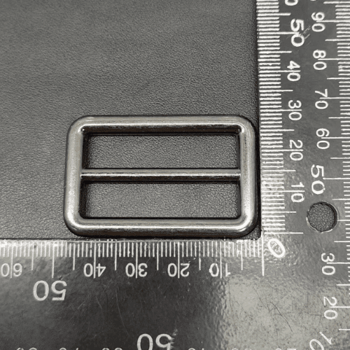 Metal slider buckle 38mm