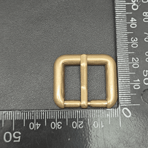 Metal Pin Buckle 20mm In Antique Gold For Bag Hadware