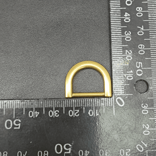 D Buckle 16mm Zinc Alloy In Antique Gold For Bag