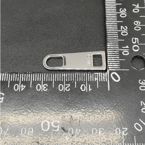 Metal Zipper Head Puller Customized Logo For Bag