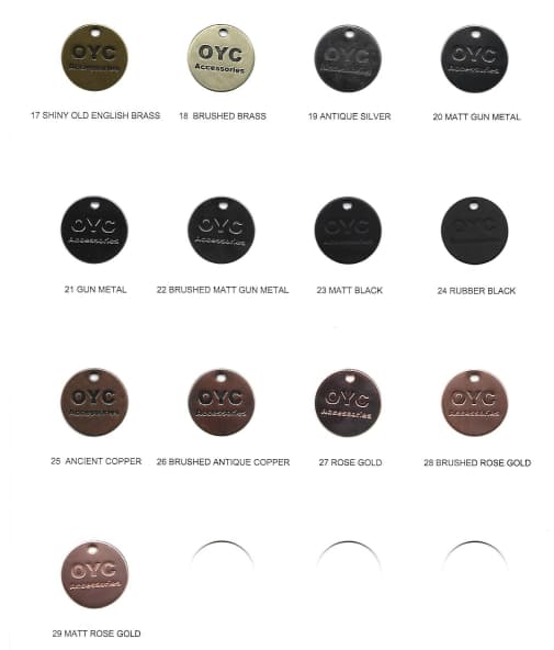 OYC Color Card