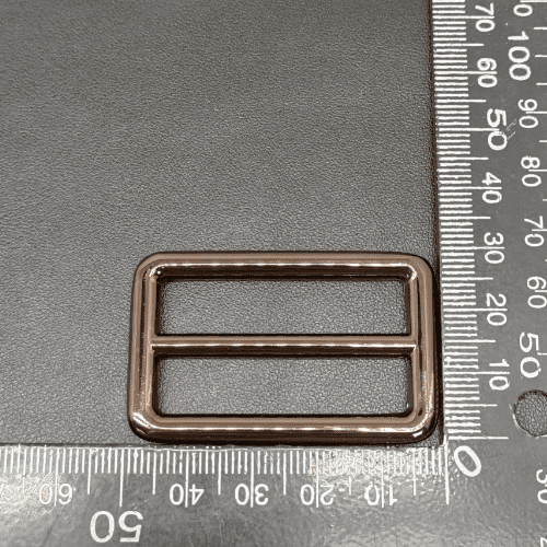 Adjuster Buckle 40mm In Coffee Color For Bag Hardware