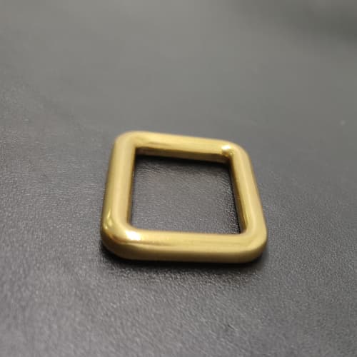Square Ring 25mm In Antique Gold For Bag Hardware