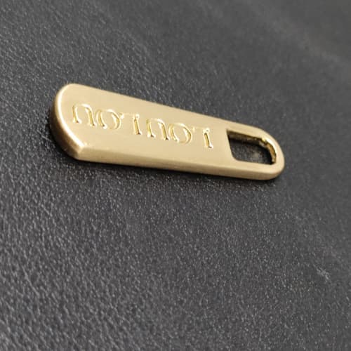 Metal Zipper Puller with Brand Logo