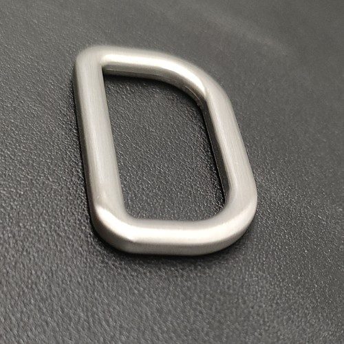 D Ring 25mm Customized Shape In Brushed Nickel For Bag