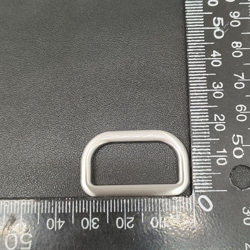 D Ring 25mm Customized Shape In Brushed Nickel For Bag