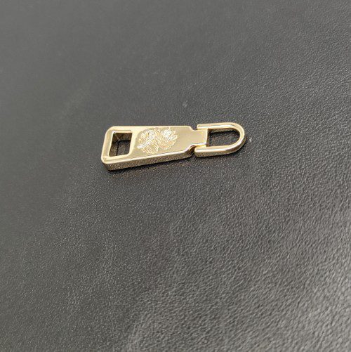 Zipper Puller with Engraved logo