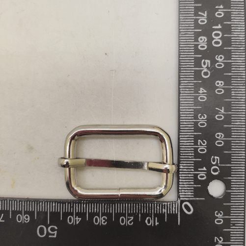 Iron Adjuster 32mm In Shiny Nickel For Bag Hardware